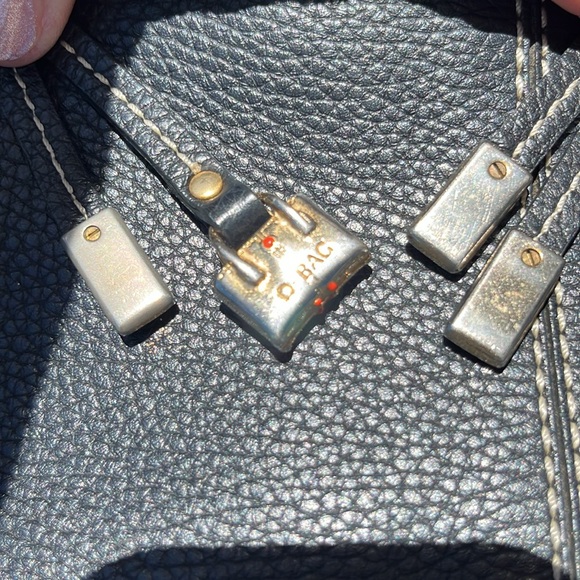 Tod's Vintage Classic Black Pebbles Leather D-Bag Tote Bag - Picture 14 of 16